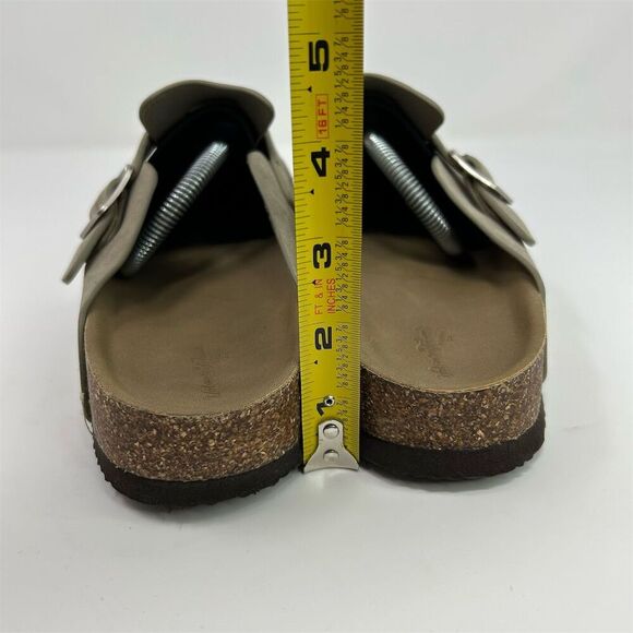 Universal Thread Women's Brown Fabric Slip-On Clogs Size 11 Comfort Casual Fall - Picture 7 of 8